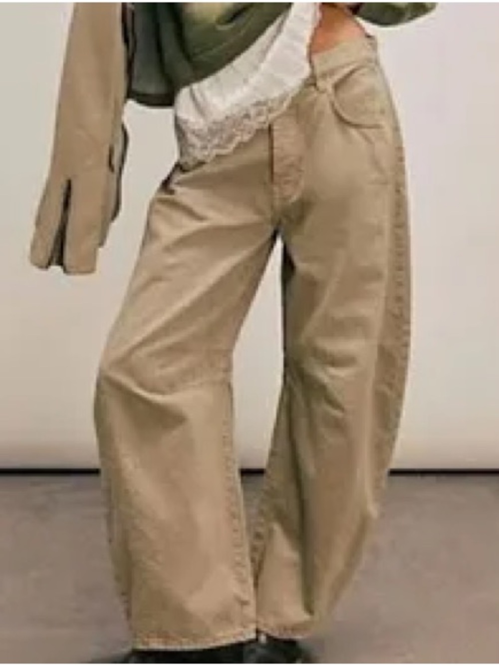 We The Free Good Luck Mid-Rise Barrel Jeans